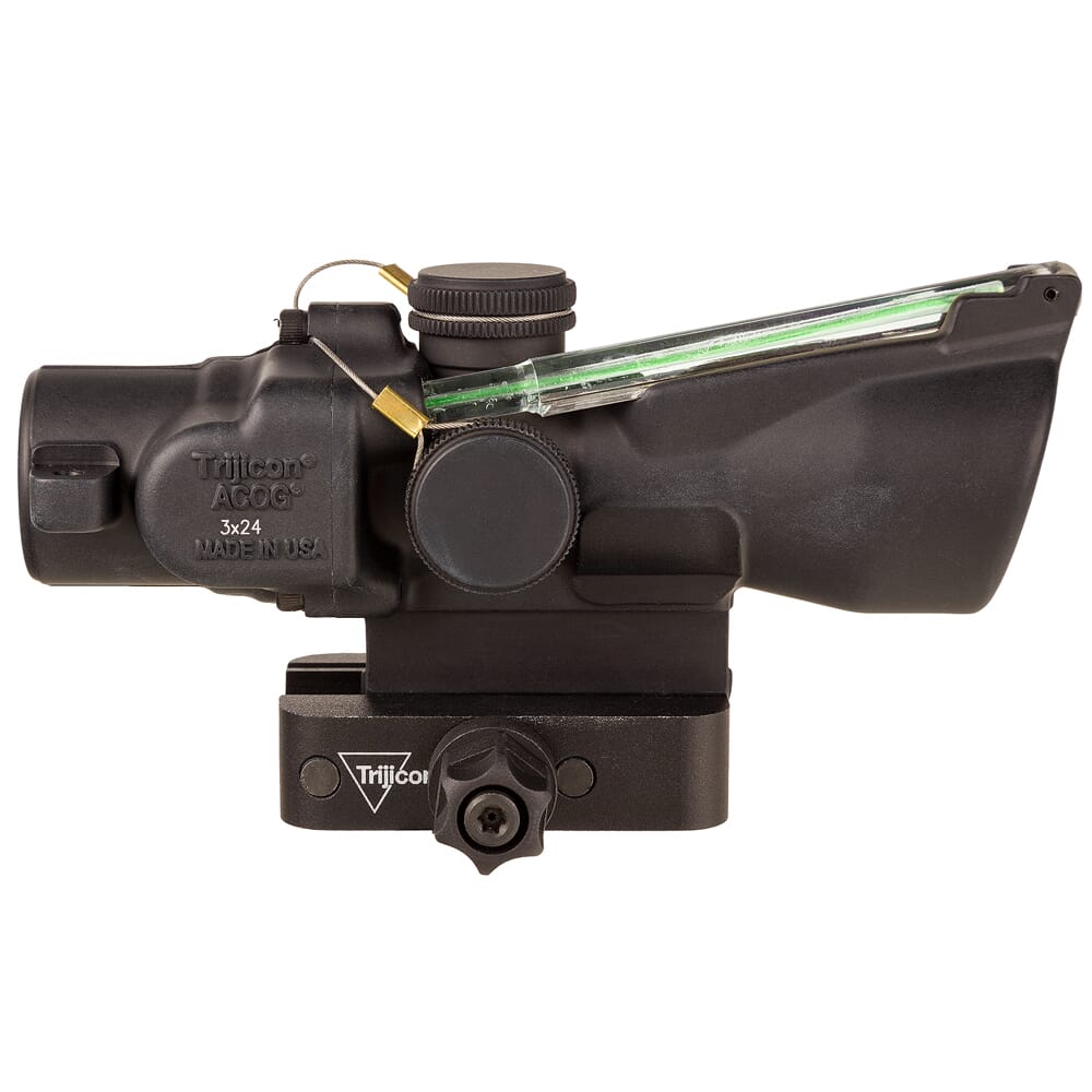 Trijicon ACOG 3x24 XB Dual Illum Green Chevron 340-400 fps Bolt Drop Crossbow Scope w/Q-LOC Mount TA50-C-400392