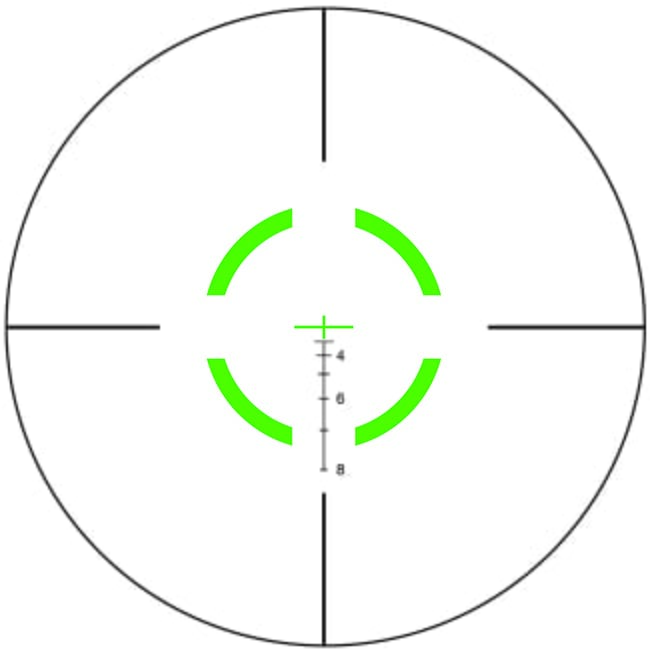 Trijicon VCOG 1-6x24 Green Segmented Circle/Crosshair Riflescope 1600041