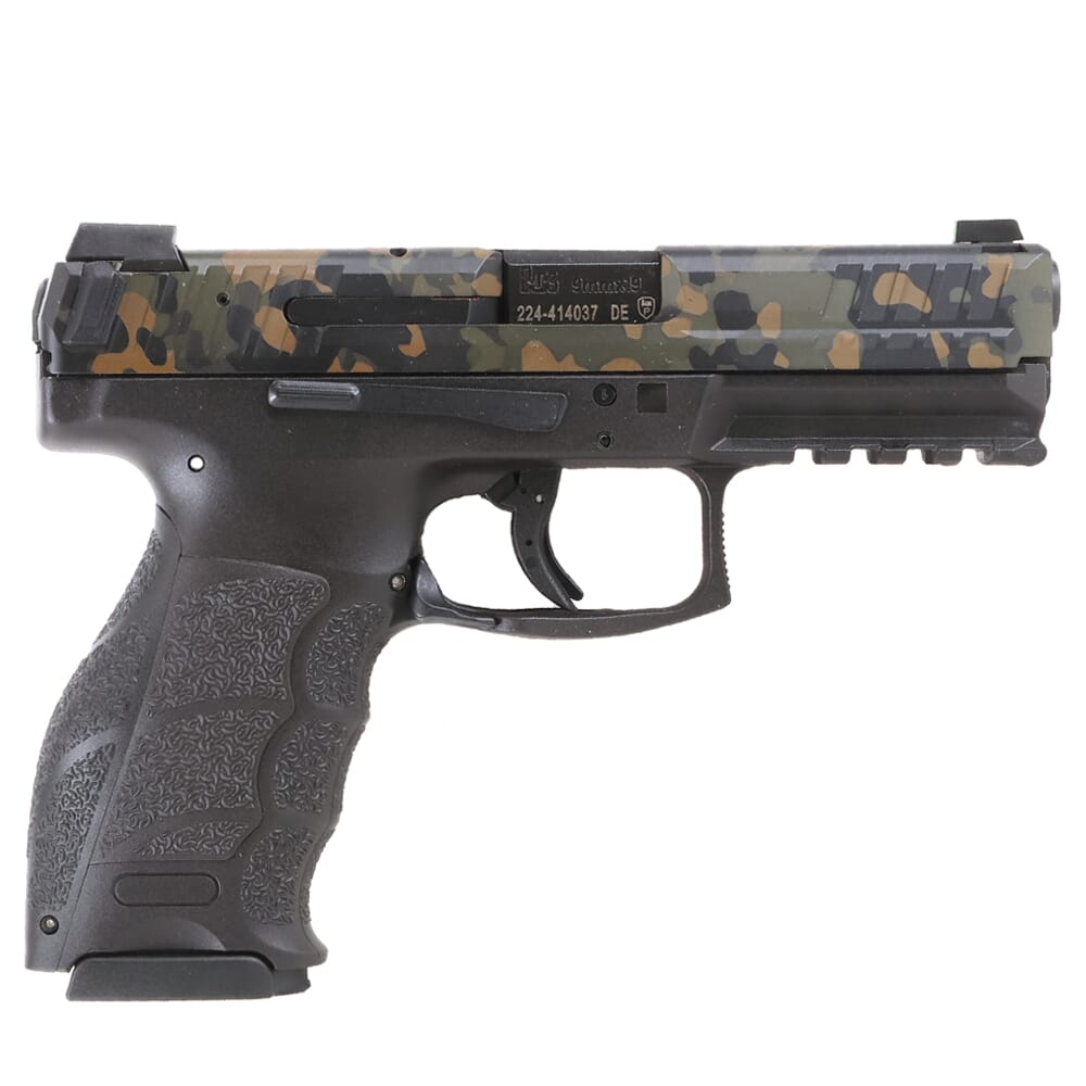 HK VP9 75th Anniversary 9mm Pistol Set w/(1) Flecktarn Pistol, (1) Tropentarn Pistol, & (4) 17rd Mags 91000016