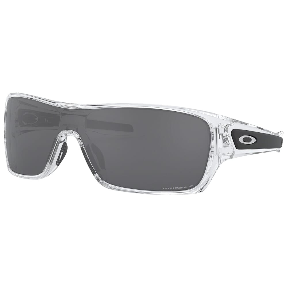 Oakley Turbine Rotor Polished Clear w/PRIZM Black Polarized Lenses OO9307-1632