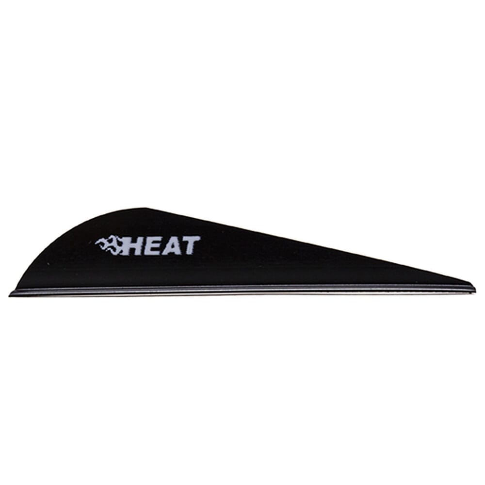 Bohning Heat Vane 2.5" Black 100pk 101037BK25