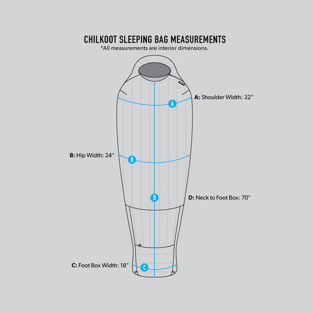 Stone Glacier Chilkoot 15 Stone Grey OSFM Sleeping Bag 70021-SG-OSFM