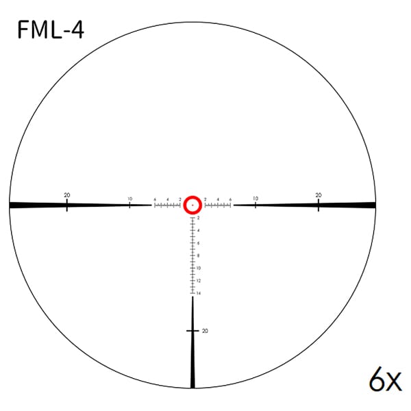 March FX 1.5-15x42mm FFP FML-4 Reticle 0.1MIL 6Level Illum Riflescope D15V42FIMLN-FML-4