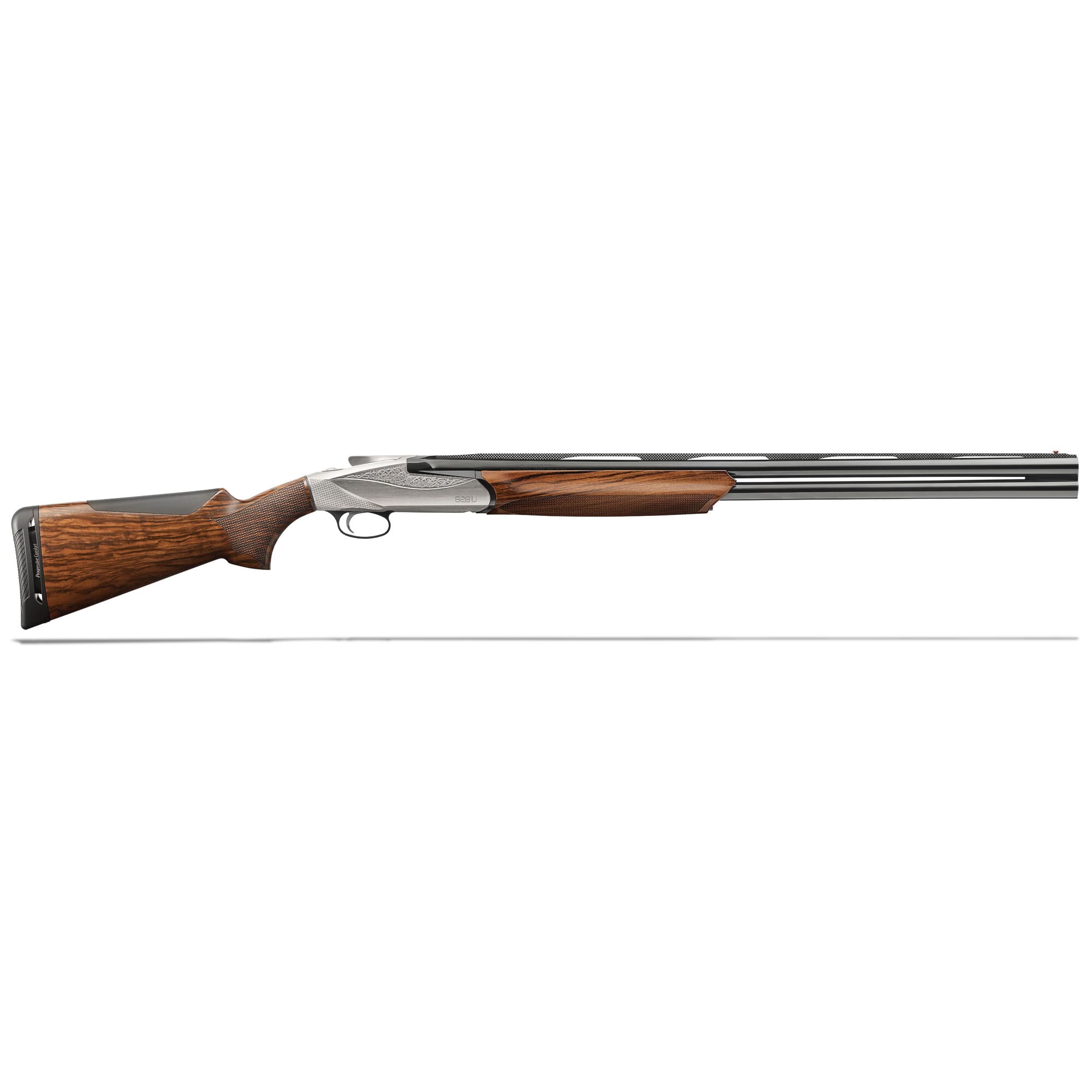 Benelli 828U 12-gauge 3" 28" AA-Grade Satin Walnut Engraved Nickel Receiver O/U Break Action Shotgun 10704