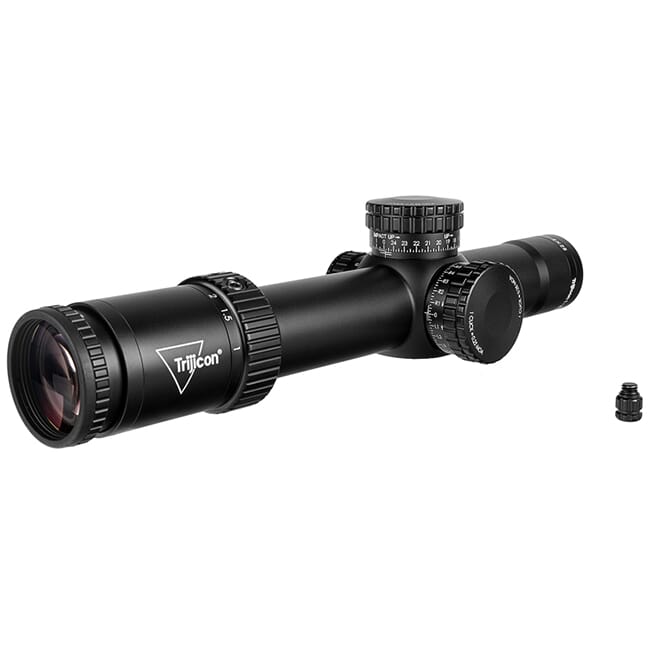 Trijicon Credo HX 1-8x28 FFP w/ Red/Green MOA Segmented Circle, 34mm, Satin Black Riflescope 2900031