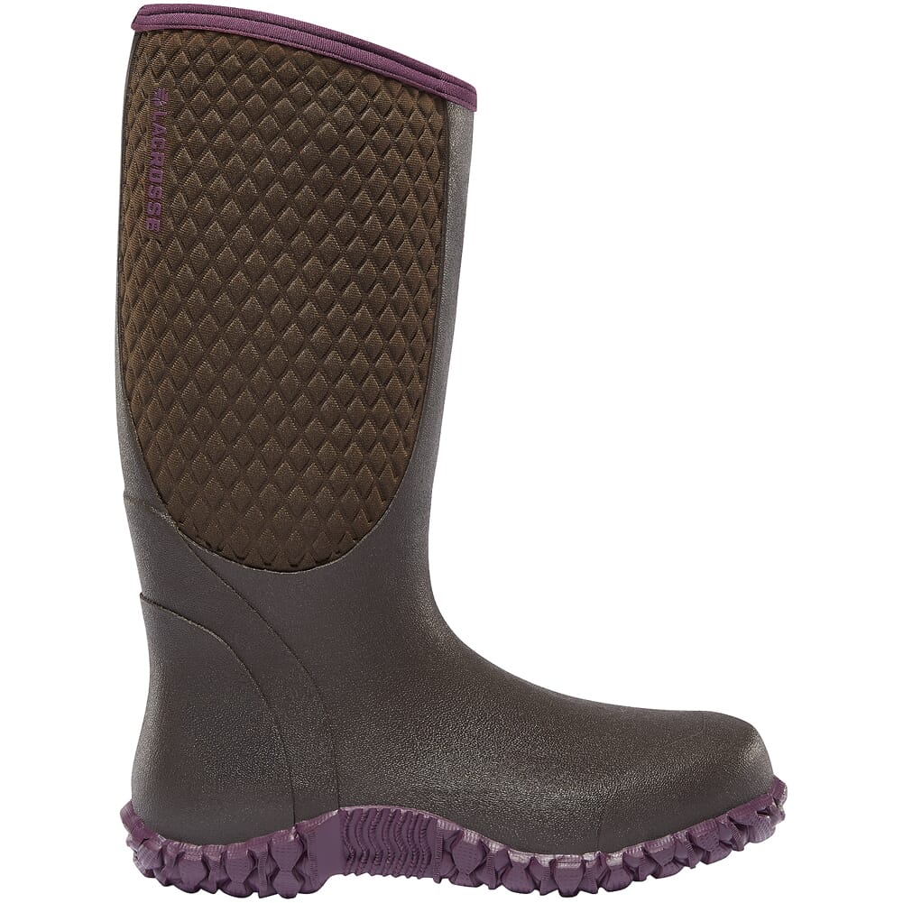 Lacrosse Women's Alpha Lite 14" Choc/Plum 5mm Neoprene Boot 610032