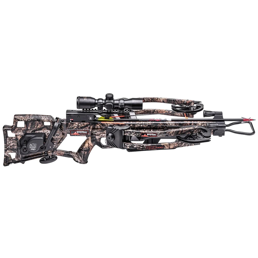 Wicked Ridge RDX 400 Crossbow w/ACUdraw Silent , Multi-Line Scope, Mossy Oak Country WR19060-5532