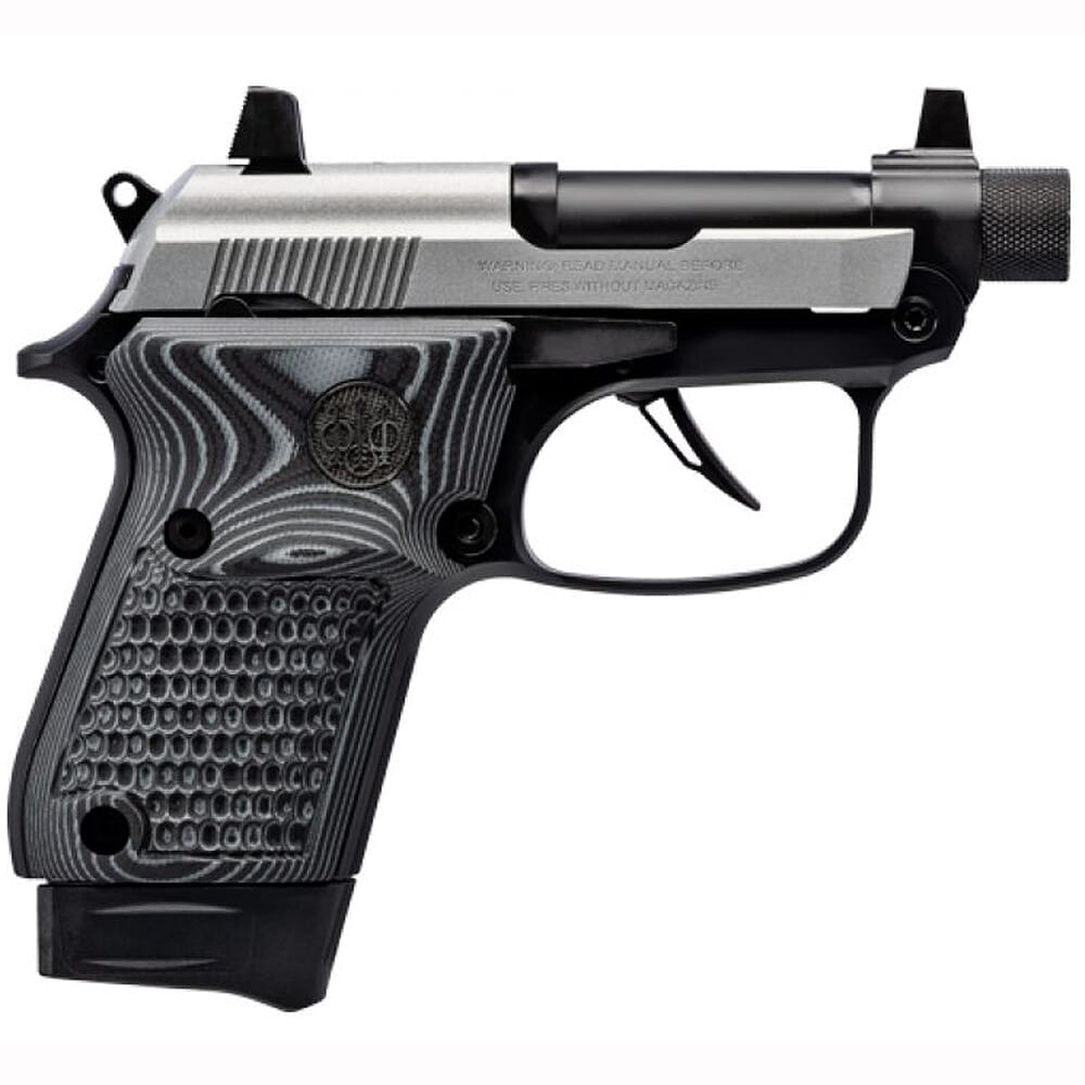 Beretta 20X Black/Inox Pistol w/TB+G10 Grips J20X22R8M3