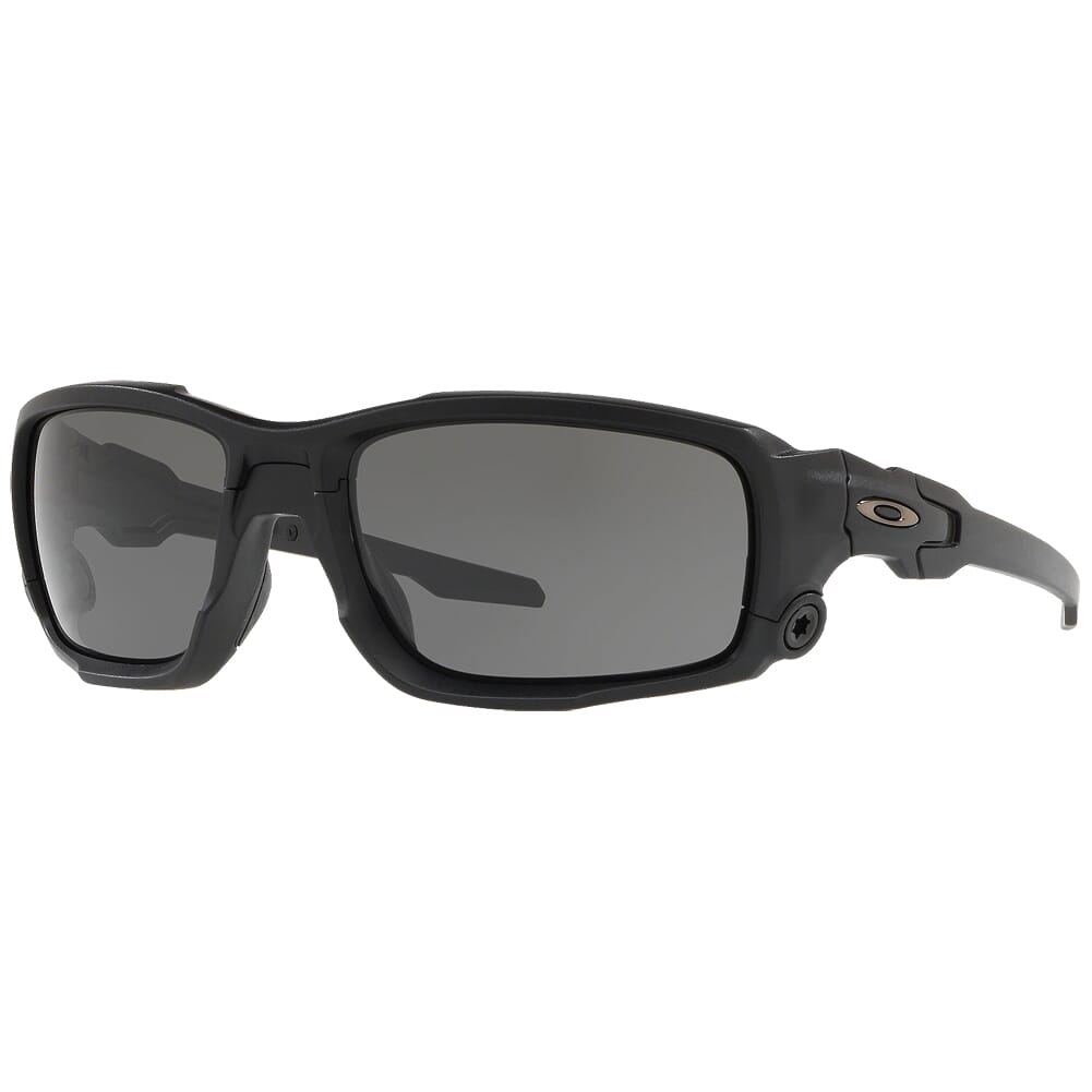 Oakley SI Ballistic Shocktube Matte Black w/Grey Lenses OO9329-01