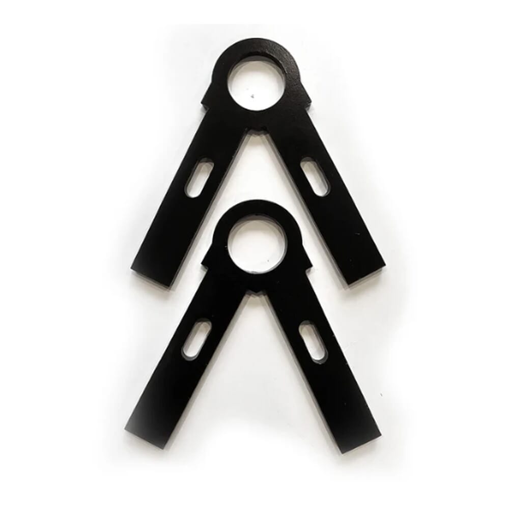 Precision Targets 1" Conduit Leg/Cross Bar Brackets 2pc 1-CLCBB-2