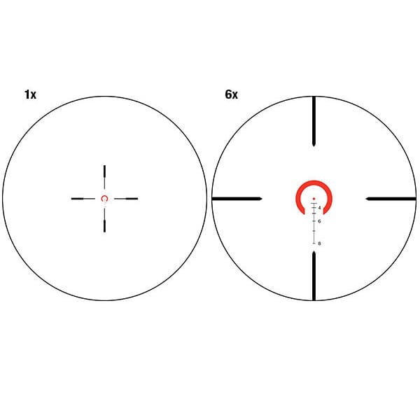 Trijicon VCOG 1-6x24 Horseshoe/Crosshair Riflescope VC16-C-1600002