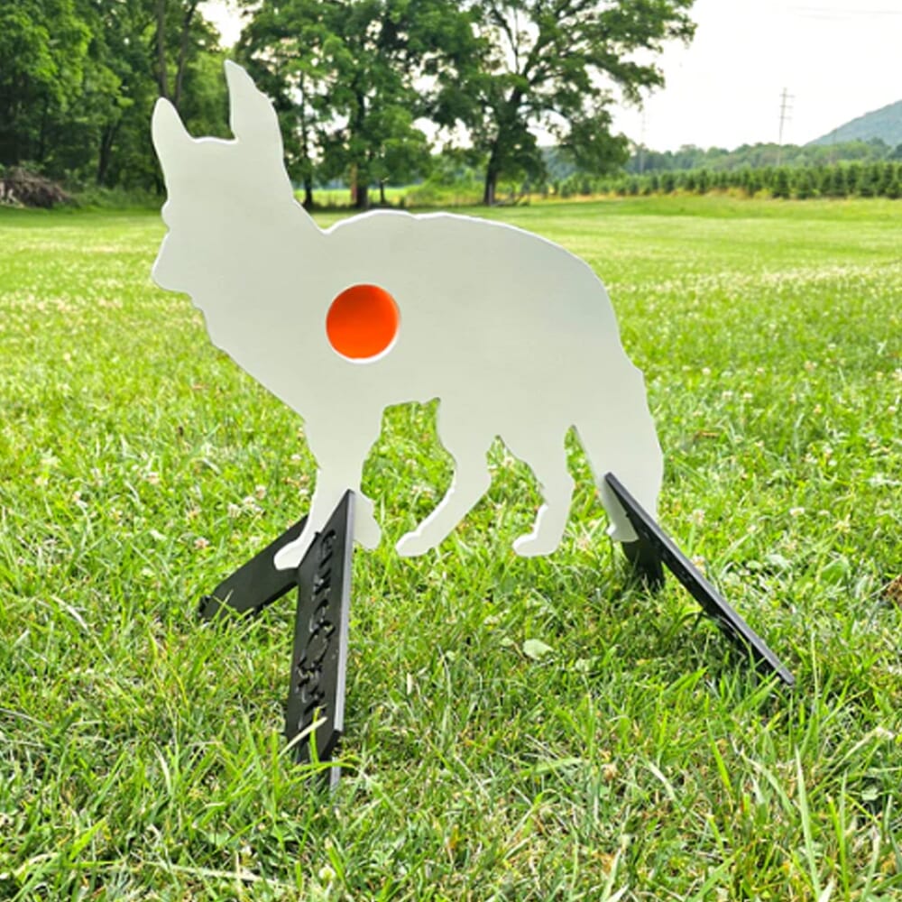 Precision Targets 1/4" Life-Size Fox w/Reactive Vitals & Stand 1-4-LSFRVS