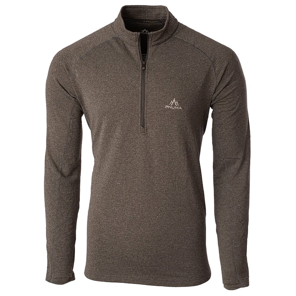 Pnuma Outdoors Base Haven 1/4 Zip Pullover Beluga P308B