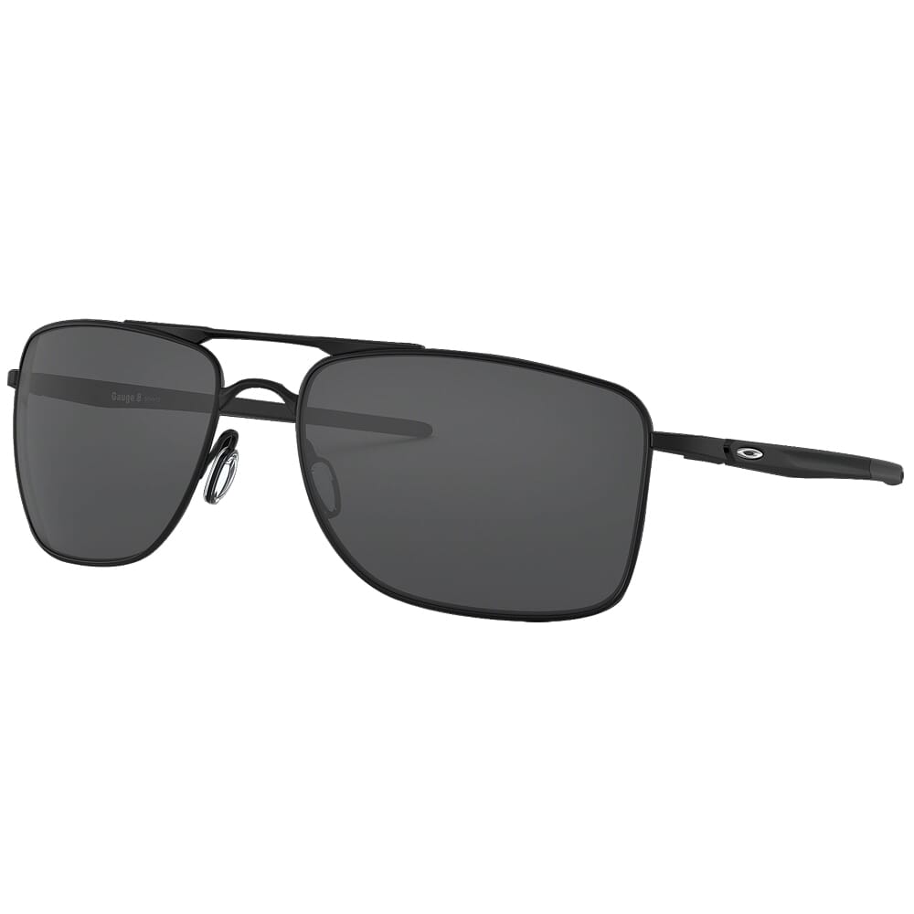 Oakley Gauge 8 L Matte Black w/Grey Lenses OO4124-0162