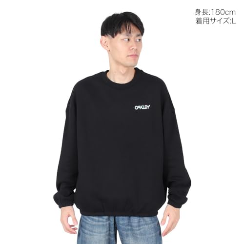 Oakley Mtl Ringed B1B Crew SweatShirt Blackout XXL FOA406177-02EXXL