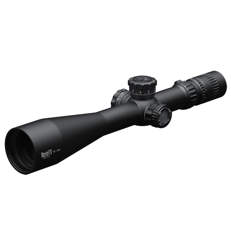 March FX Tactical Gen II 5x-40x56 FML-PDKI Reticle 0.1 MIL Illuminated FFP Riflescope D40V56FIML10-G2-FML-PDKI