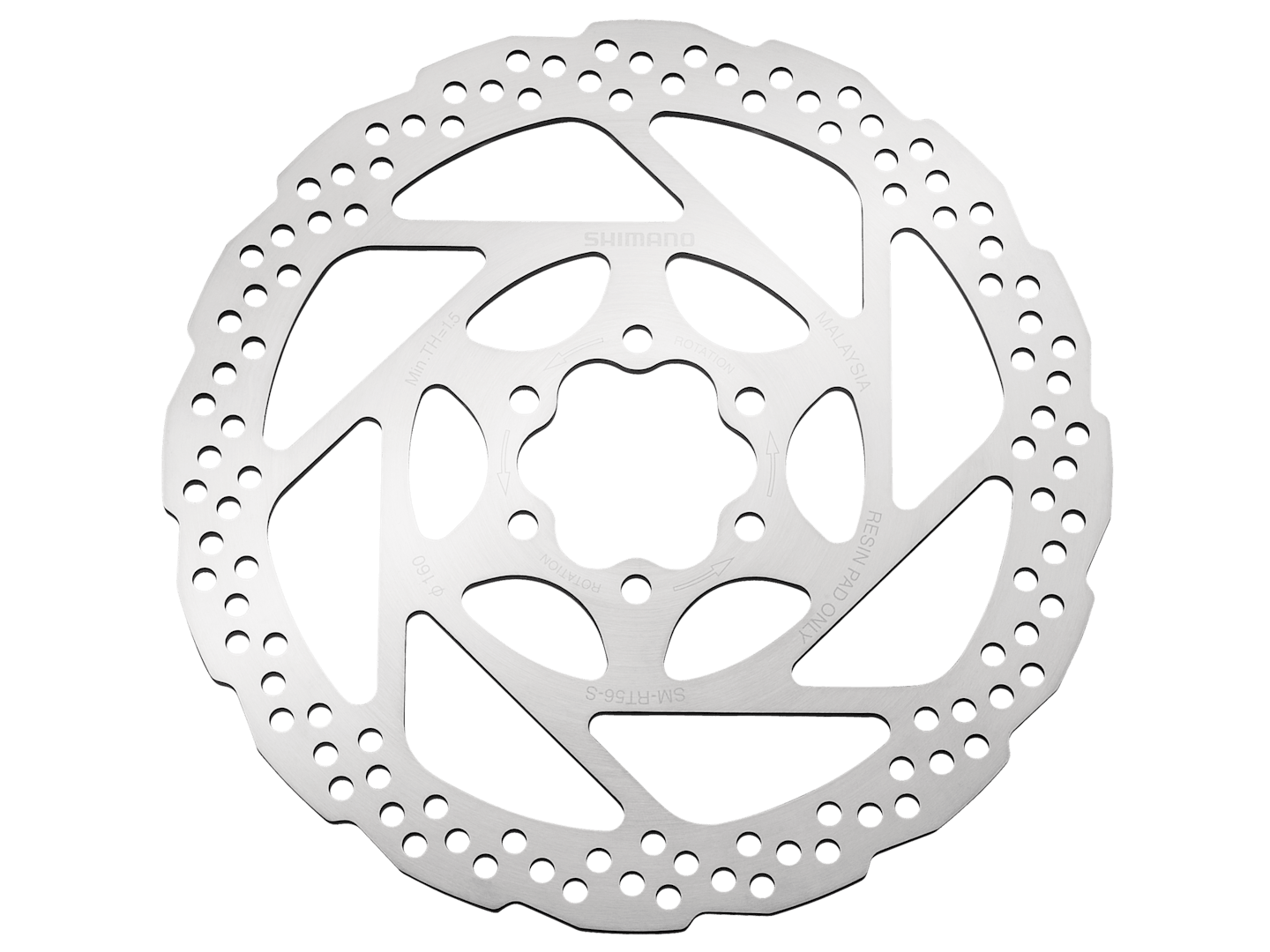Shimano Deore RT56 6-bolt Disc Brake Rotor