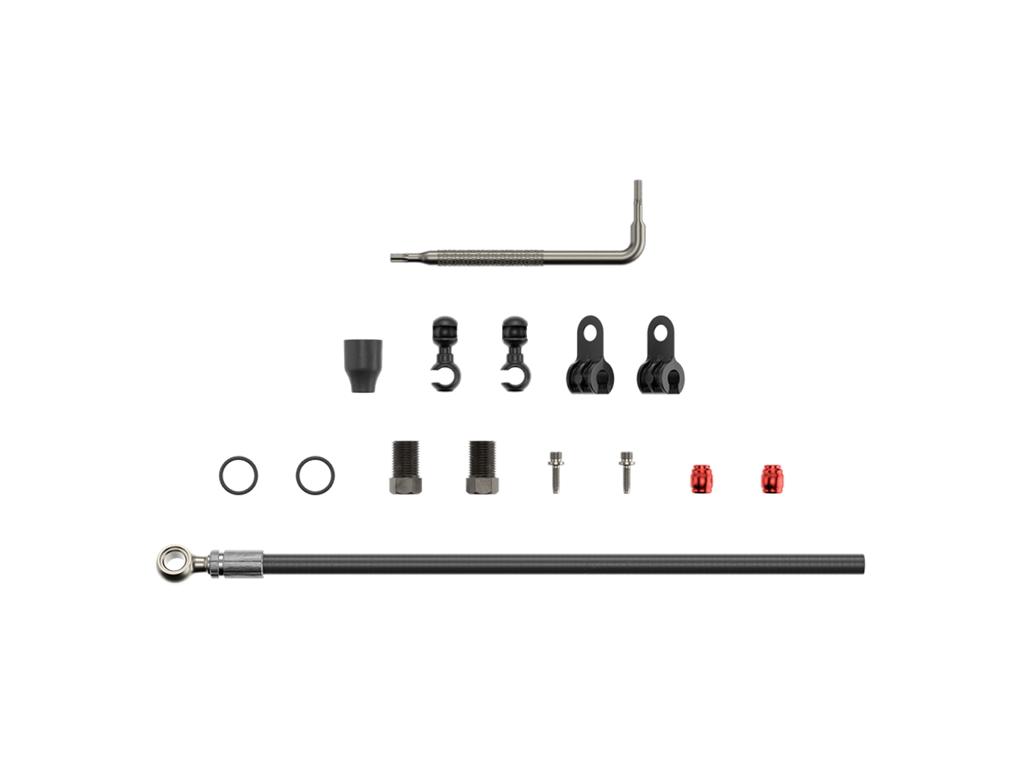 SRAM Silver Banjo 2000mm Hydraulic Brake Line Kit
