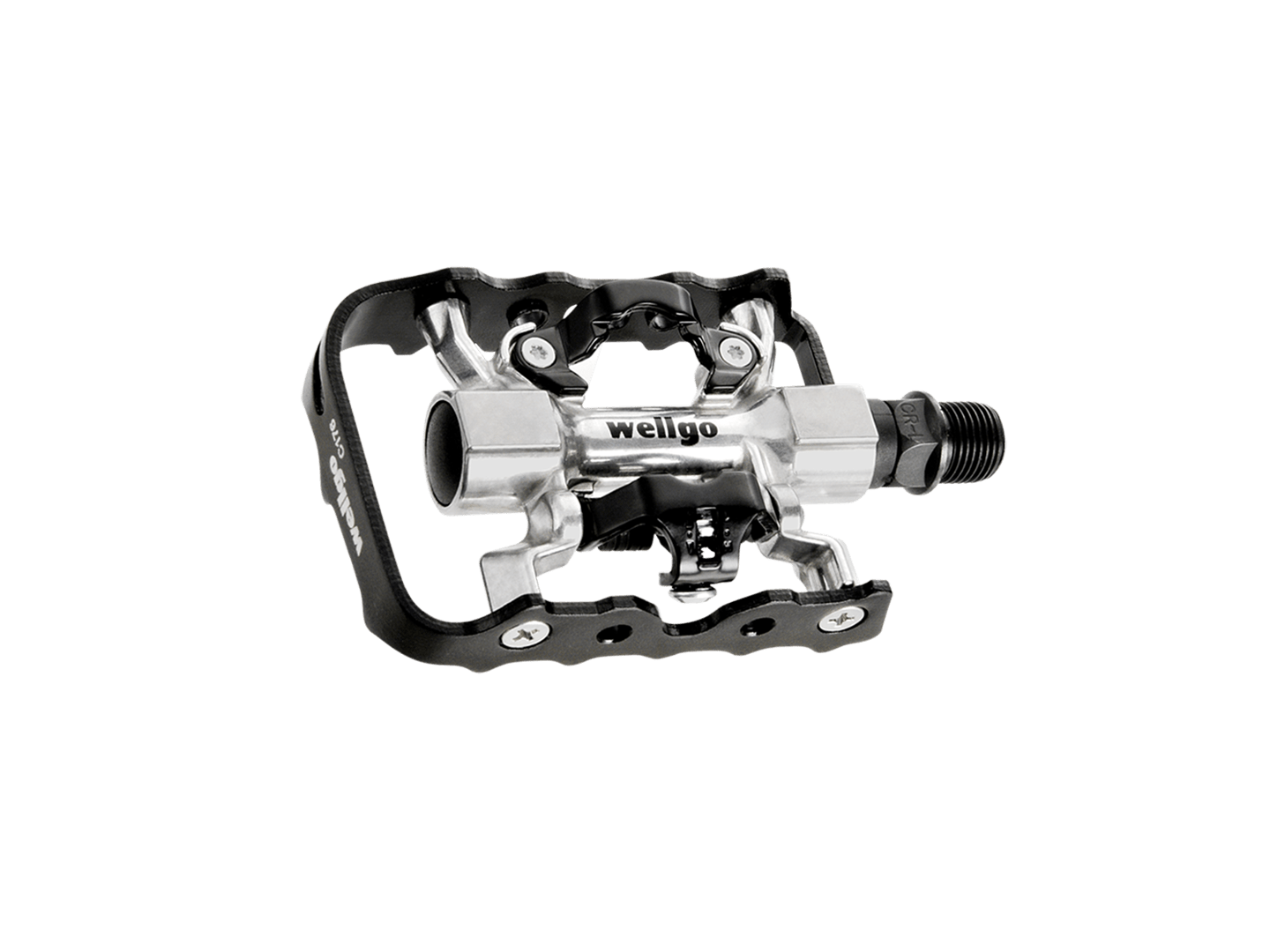 Wellgo C176 Single Side Clipless with Platform Pedal Set