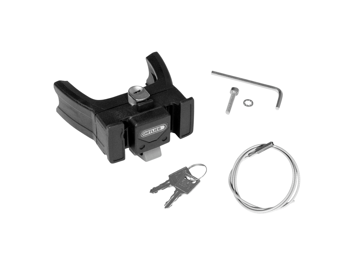 ORTLIEB E-Bike Handlebar Mounting Set with Lock