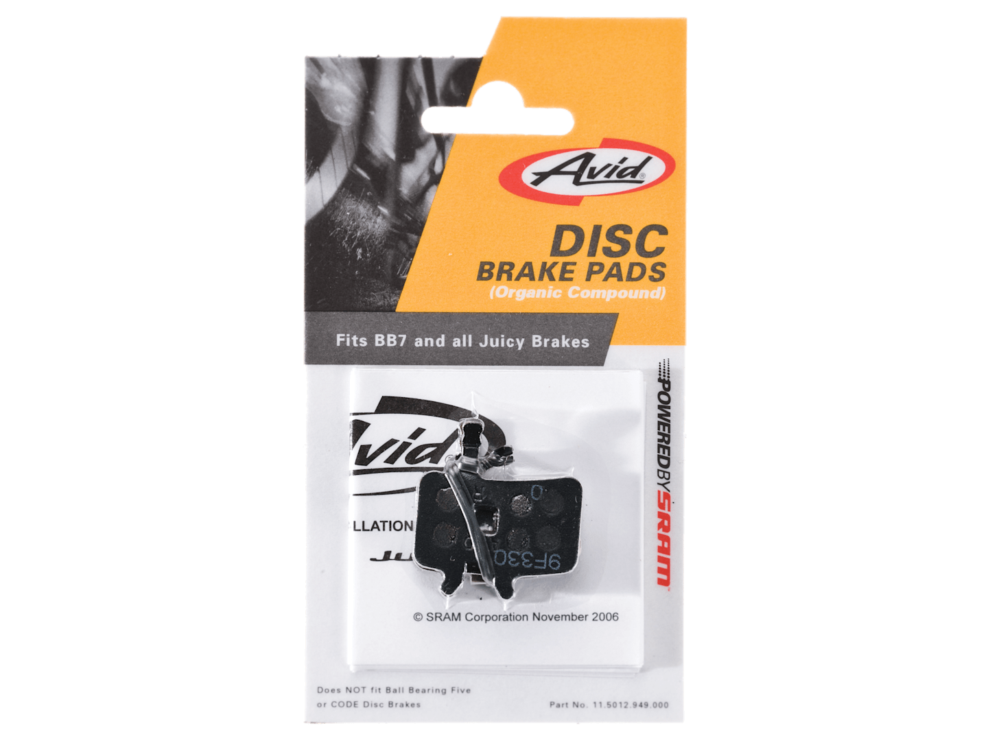 Avid BB7 Organic Disc Brake Pads