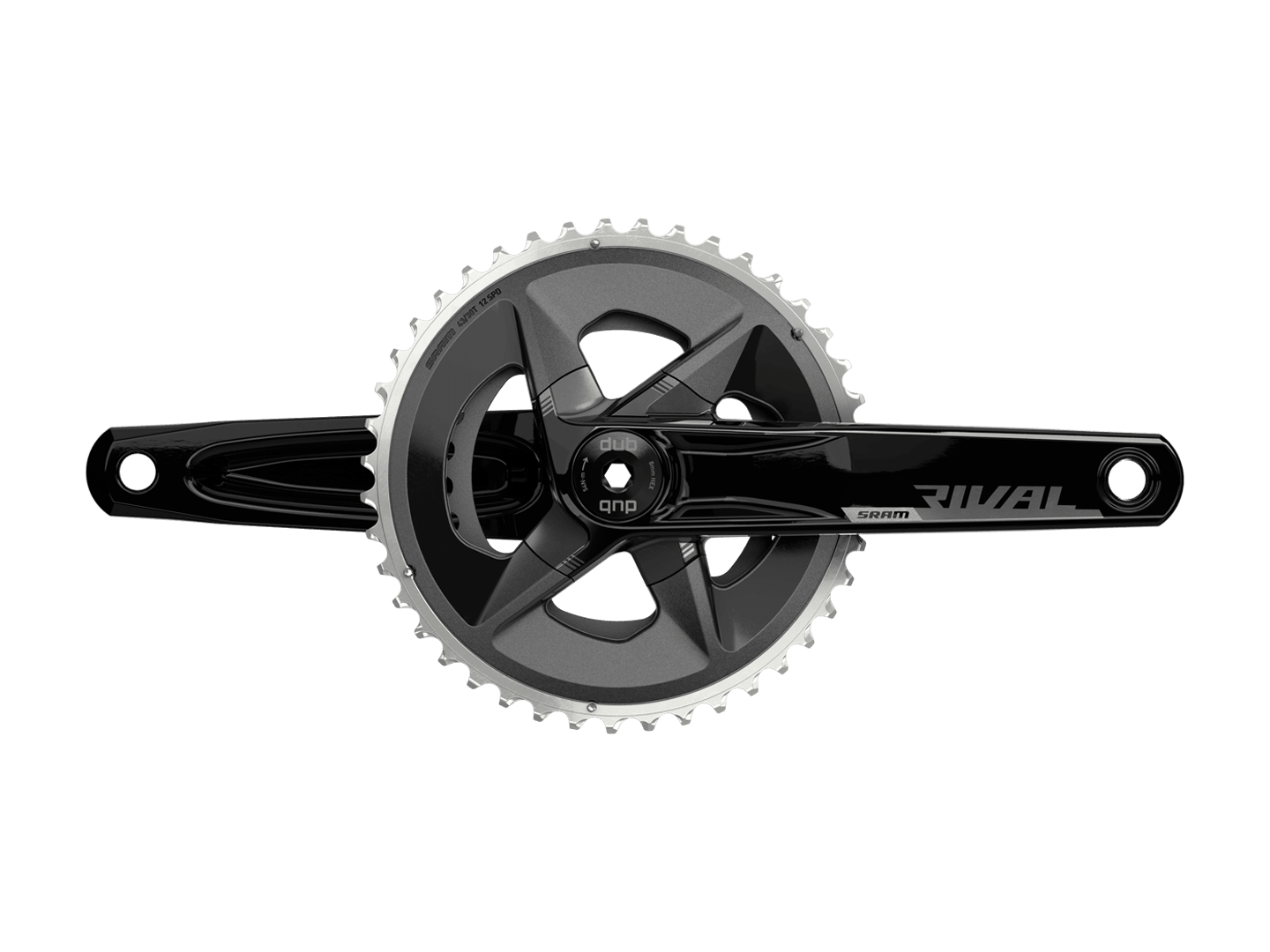 SRAM Rival AXS DUB Wide 2x Crankset