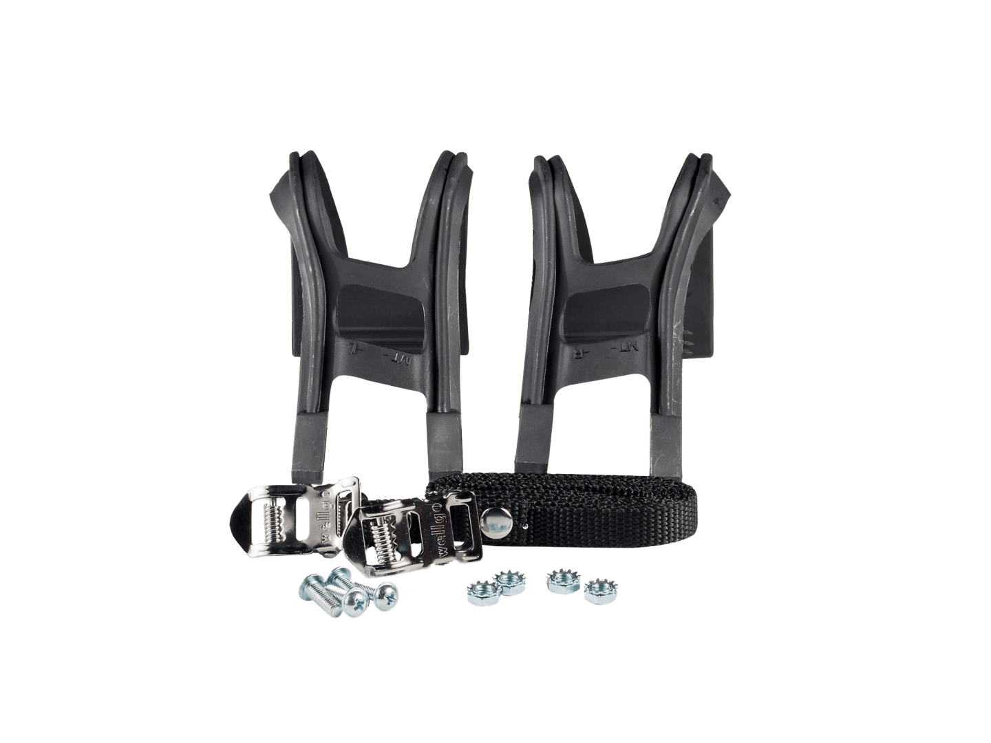 Wellgo MT-13 Medium Toe Clip & Strap Set