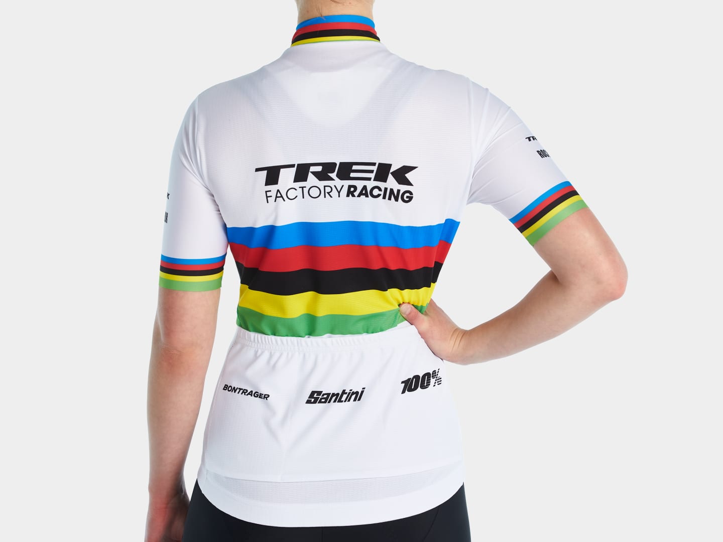 Santini Trek Factory Racing Women's Replica World Champion Cycling Jersey