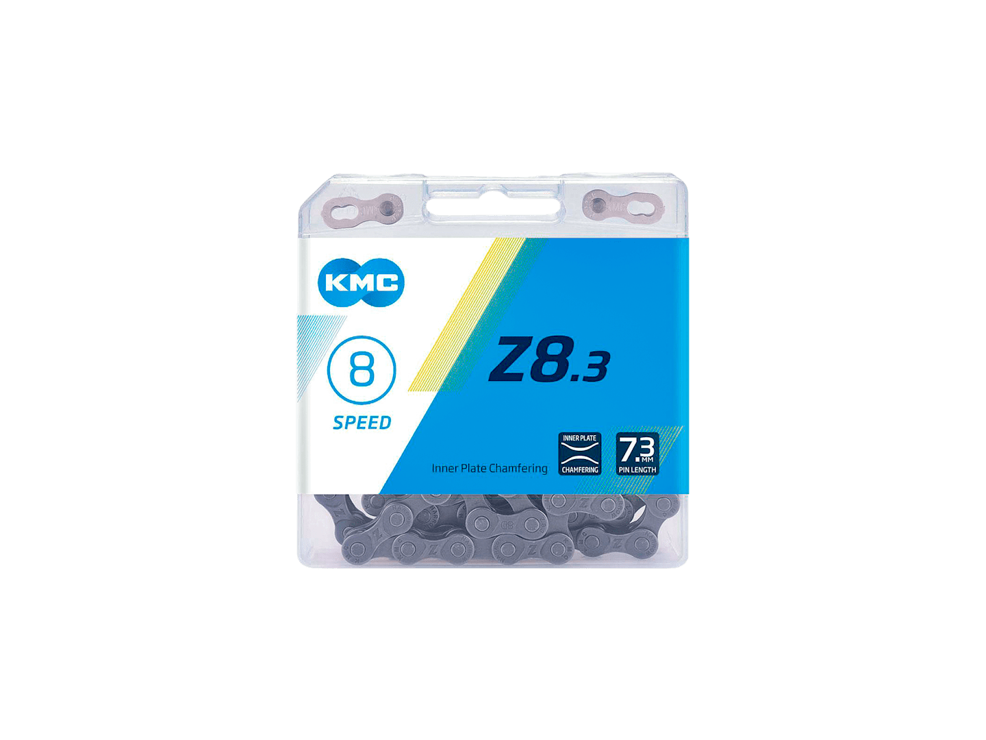 KMC Z8.3 Nickel Plated 8-Speed Chain