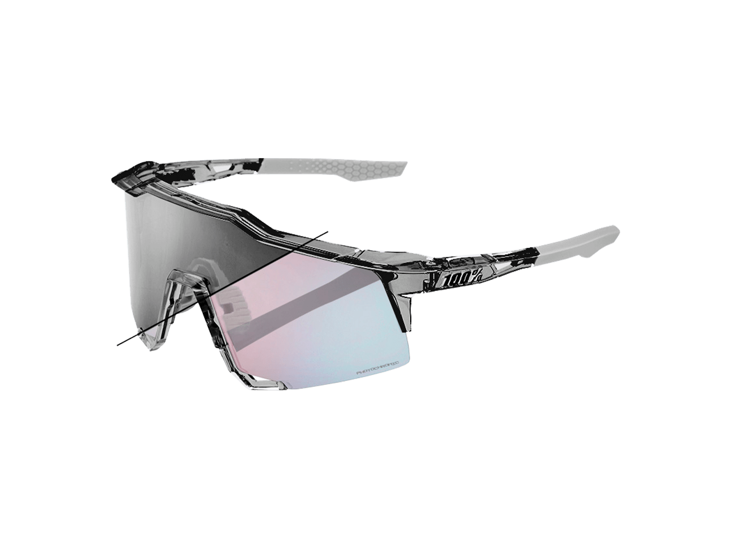 100% Speedcraft Photochromic Lens Sunglasses