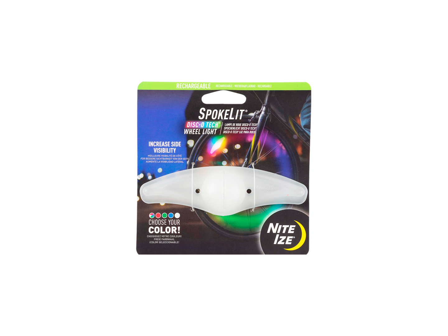 Nite Ize SpokeLit Rechargeable Wheel Light