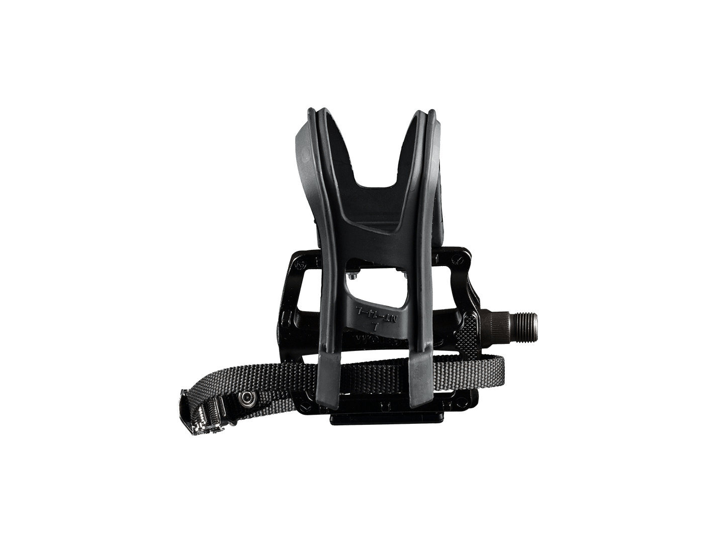 Wellgo B197T Resin Medium Platform Pedal Set with Clip & Strap
