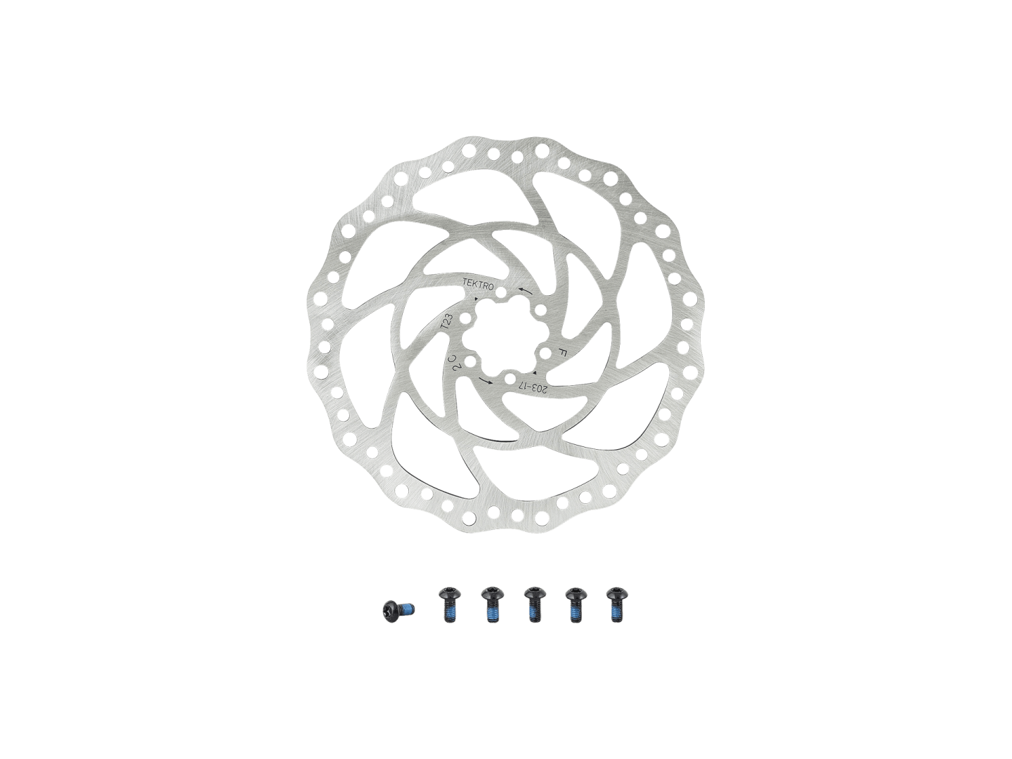 Tektro TR-17 2.3mm 6-Bolt Disc Brake Rotor