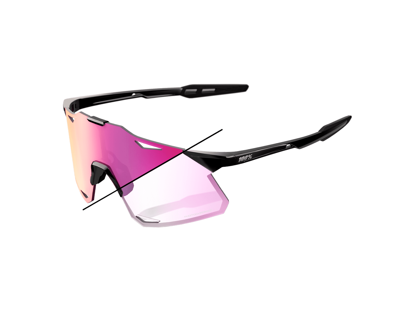 100% Hypercraft Photochromic Lens Sunglasses