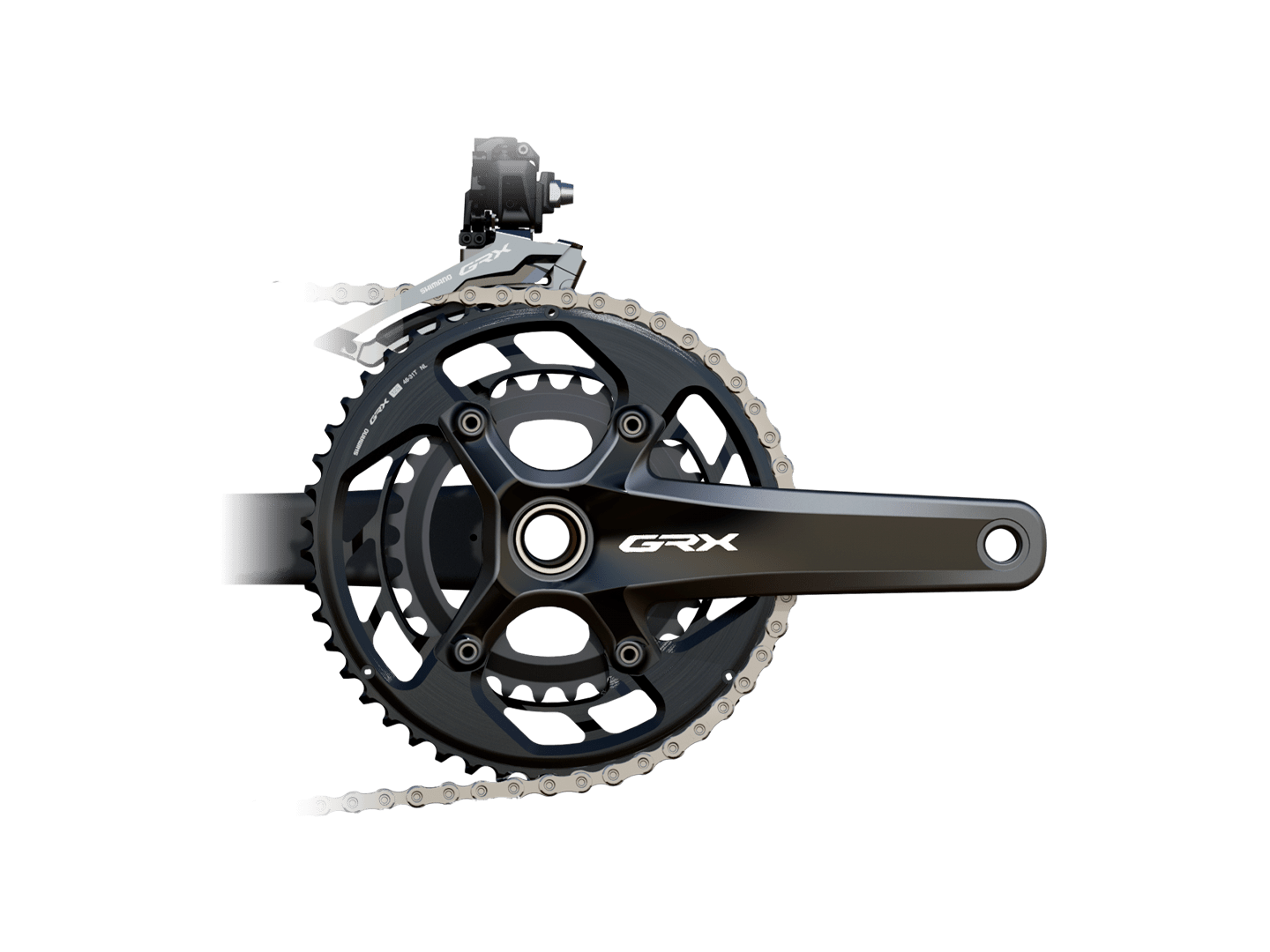 Shimano GRX RX820 12-Speed 2x 48/31 Crankset
