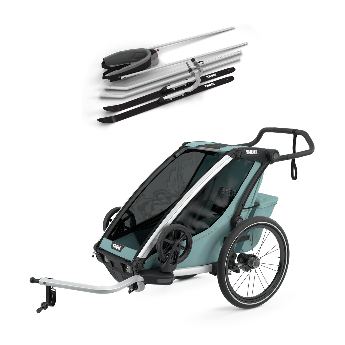 Thule Chariot Cross single ski bundle