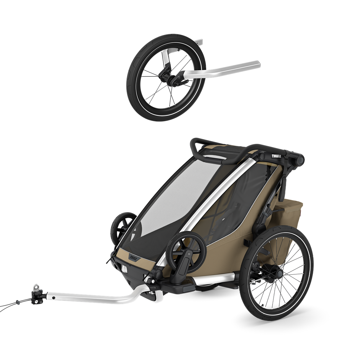 Thule Chariot Cross 2 single jogging Bundle