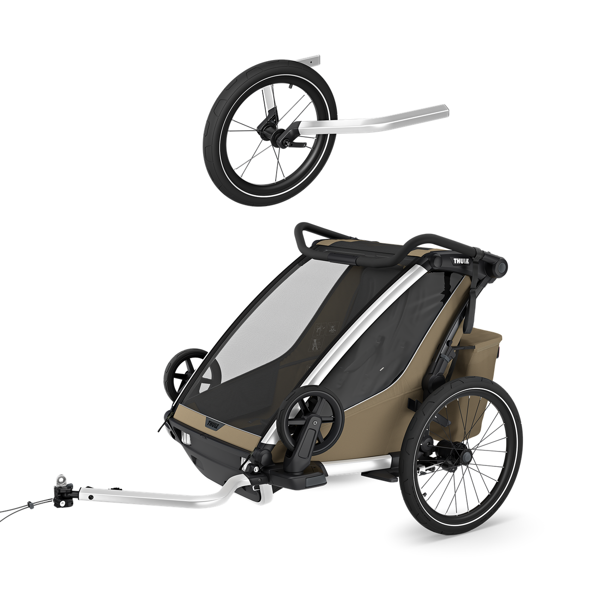 Thule Chariot Cross 2 double jogging bundle