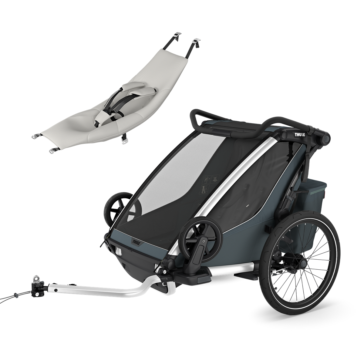Thule Chariot Cross 2 double infant bundle