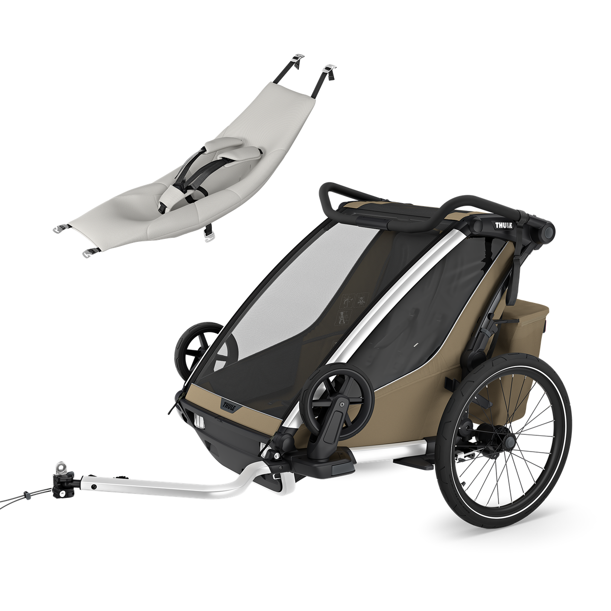 Thule Chariot Cross 2 double infant bundle