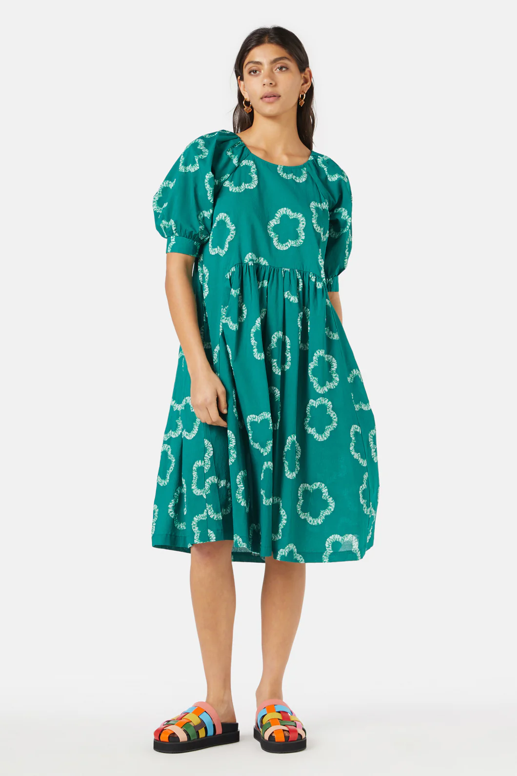 Clover Patch Smock Dress