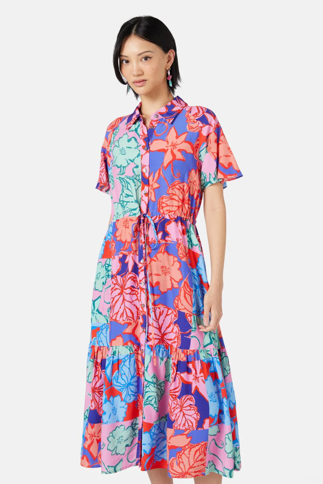 Prehistoria Patchwork Dress