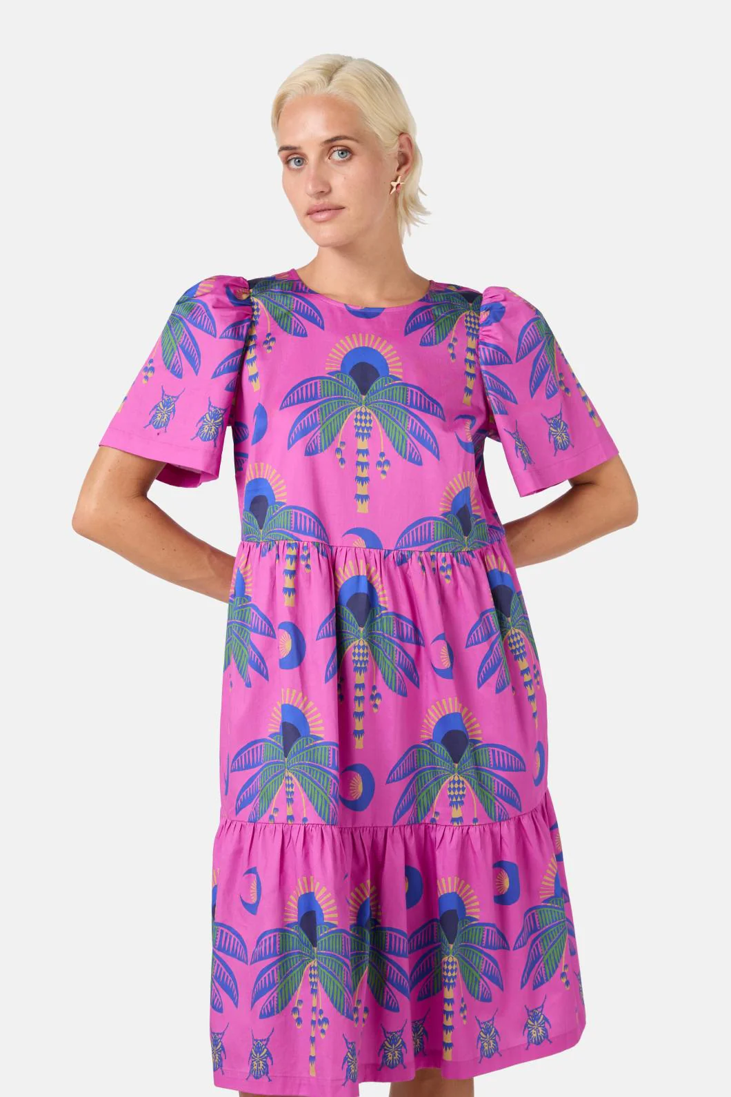 Stamp Collecting Tiered Dress