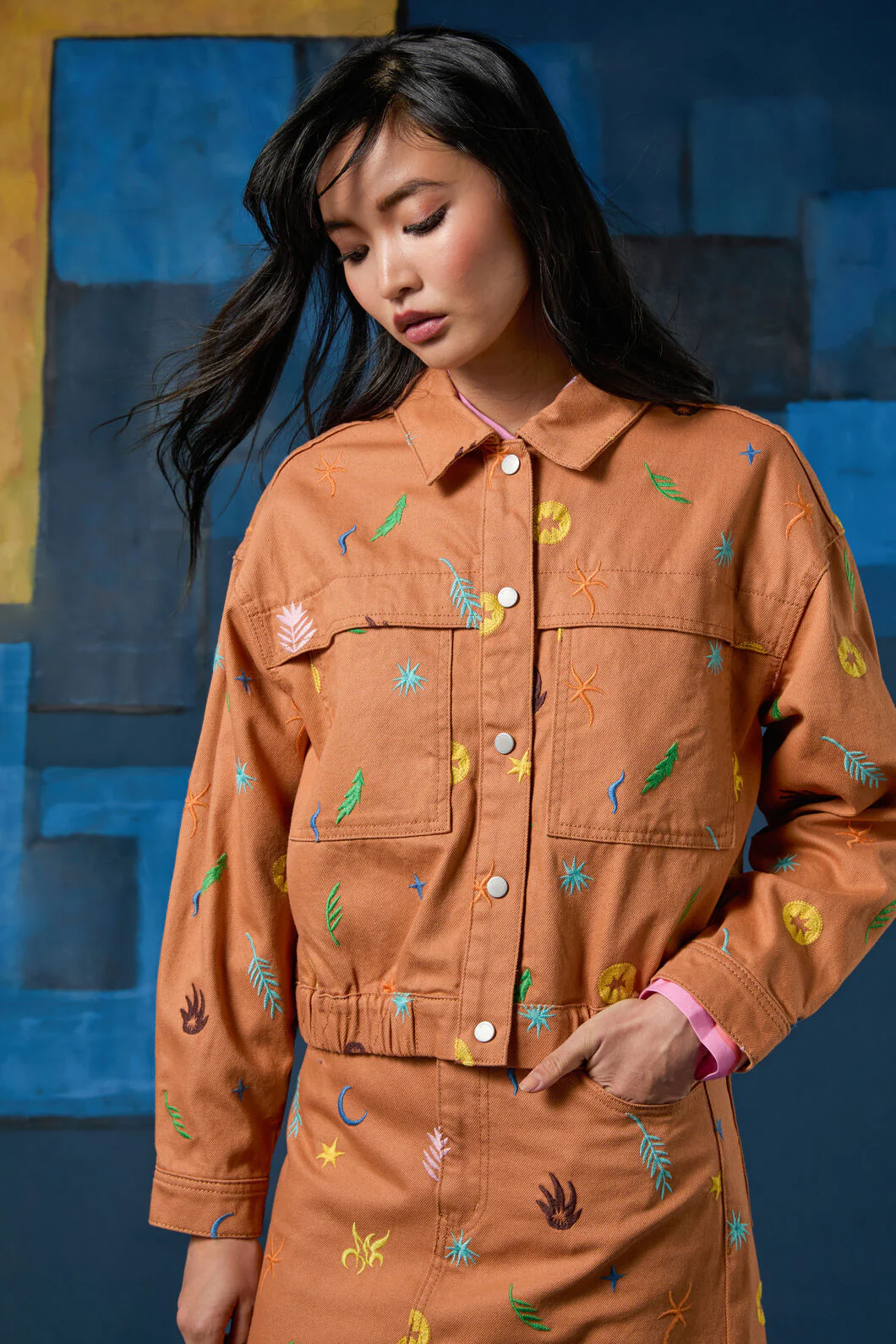 Desert Garden Denim Jacket