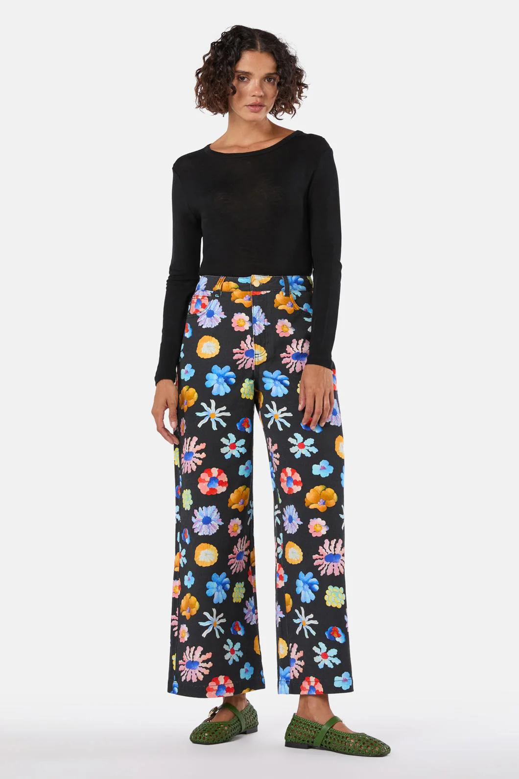 Big Bouquet Denim Jean