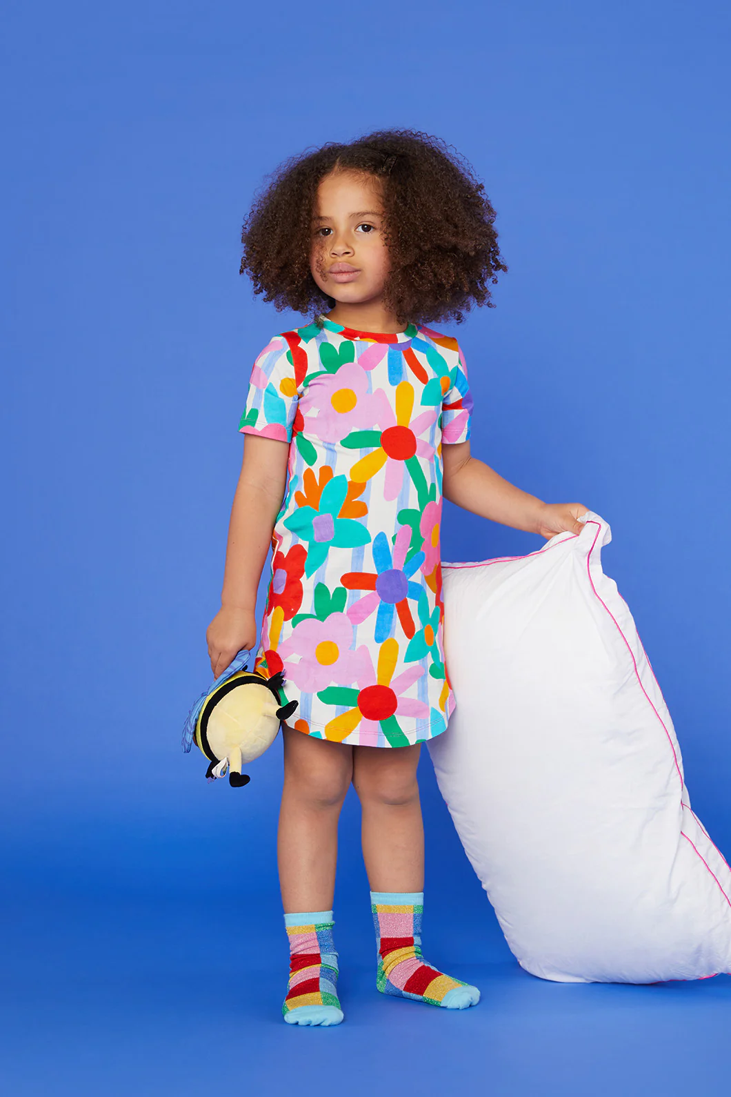 Collage Floral Kids PJ Set