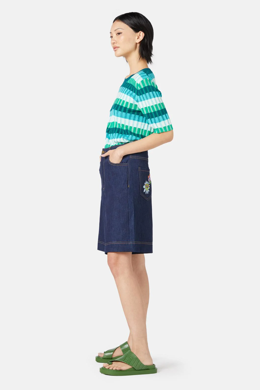 Soleil Denim Shorts