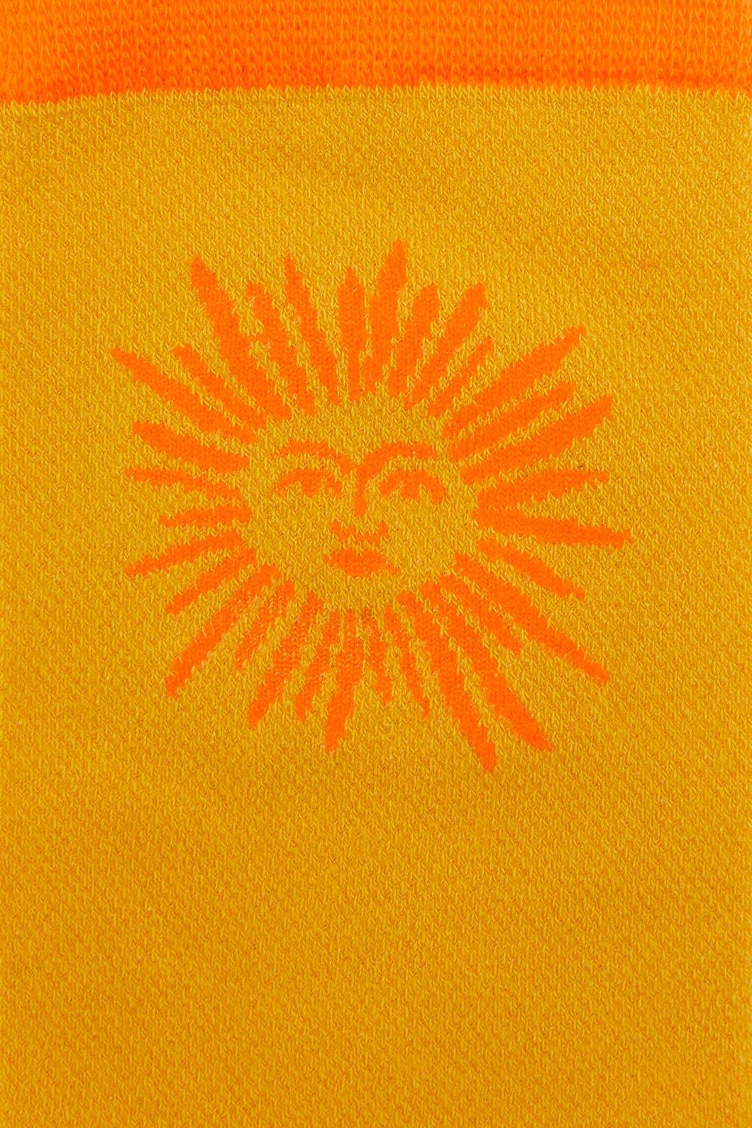 Orange Sun Mesh Sock