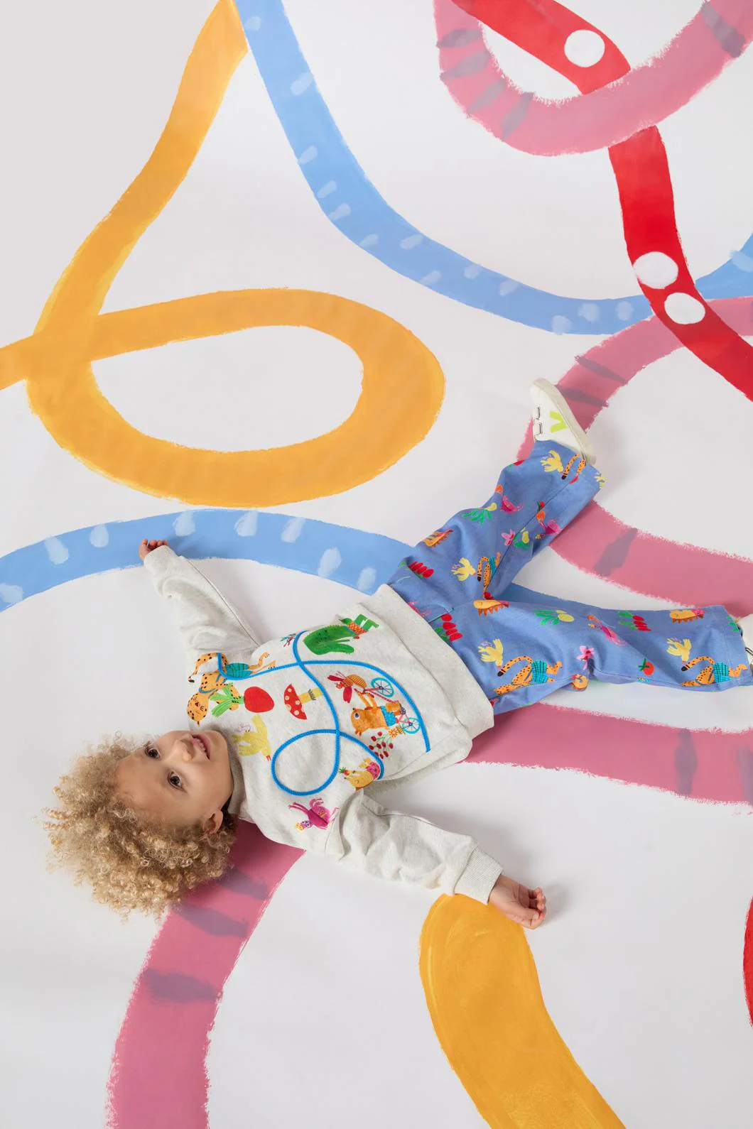 Riding Swirl Kids Sweater