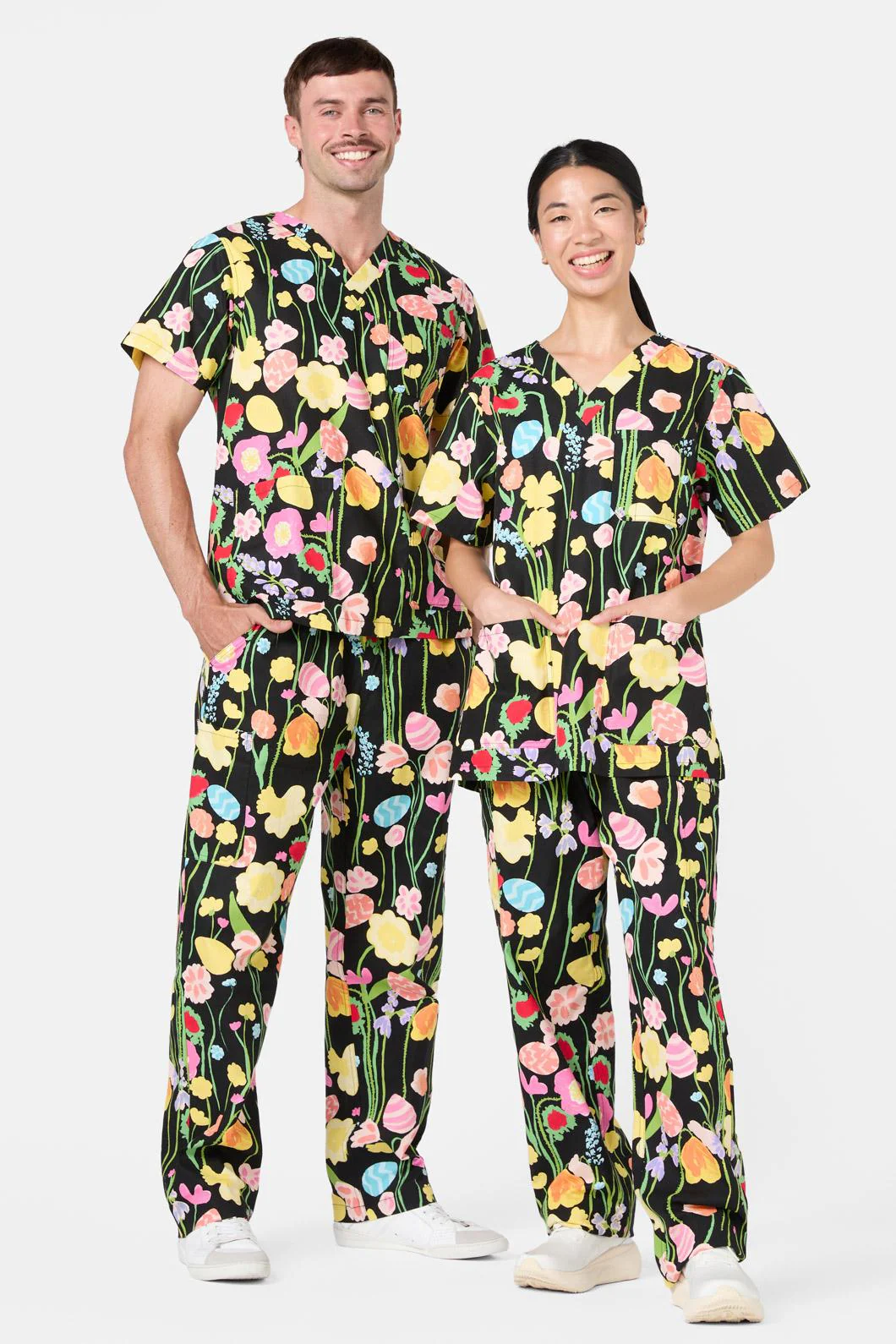 Easter Garden Scrub Set